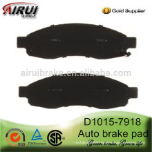 D1015-7918 front brake pad for Japanese autos (OE:41060-7S025)